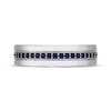 Thumbnail Image 3 of Neil Lane Men's Natural Blue Sapphire Wedding Band 14K White Gold