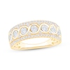 Thumbnail Image 1 of Diamond Twist Anniversary Ring 1/2 ct tw 10K Two-Tone Gold