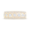 Thumbnail Image 3 of Diamond Twist Anniversary Ring 1/2 ct tw 10K Two-Tone Gold