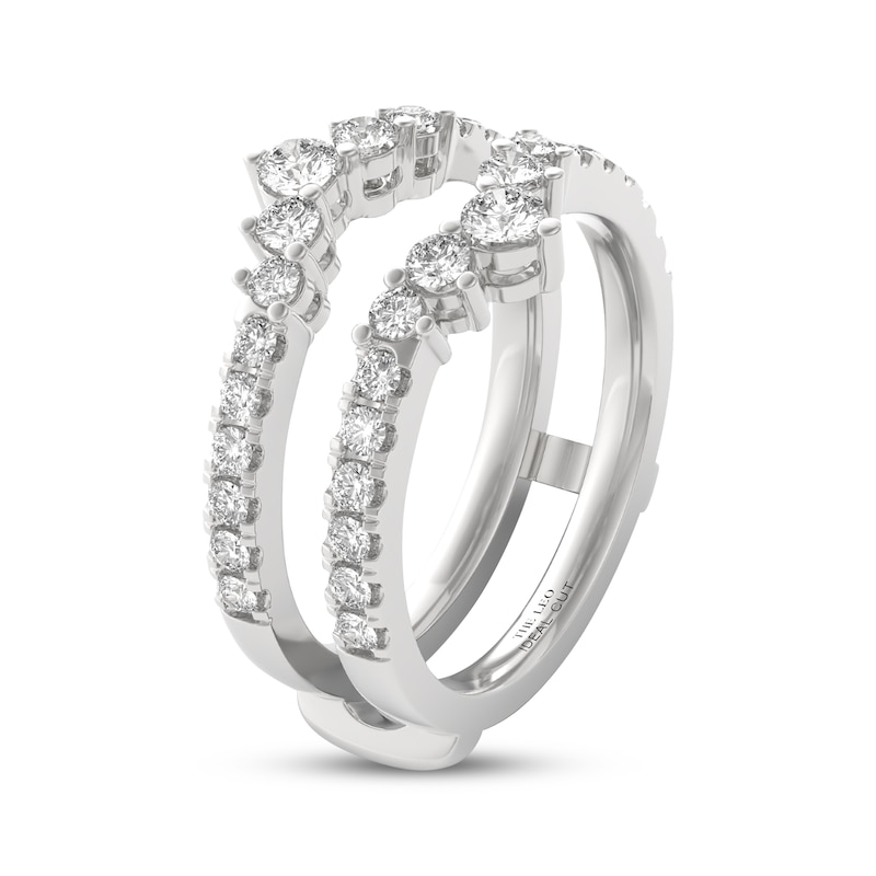 Main Image 2 of THE LEO Ideal Cut Diamond Enhancer Ring 1 ct tw 14K White Gold