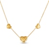 Thumbnail Image 3 of Godiva x Le Vian Diamond & Ruby Heart Necklace 1/3 ct tw 14K Honey Gold 19&quot;