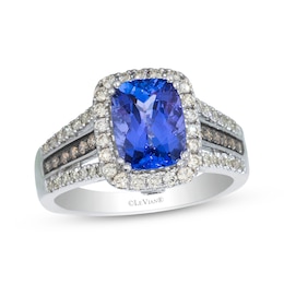 Le Vian Tanzanite & Diamond Ring 5/8 ct tw 14K Vanilla Gold