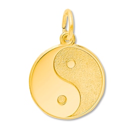 Yin Yang Charm 14K Yellow Gold