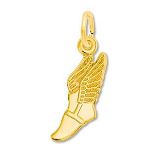 14K Yellow Gold Basketball Net Charm Necklace Pendant Sport: 16457697329203