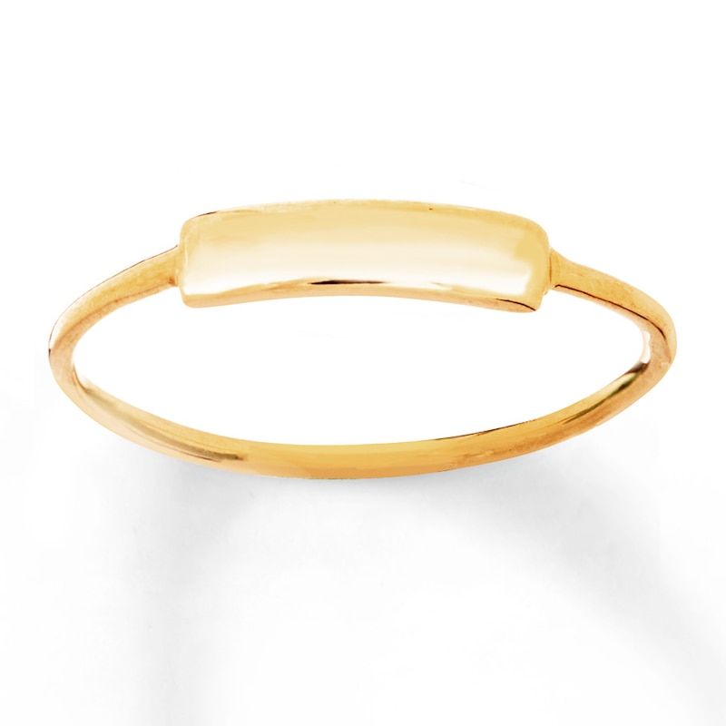 Main Image 1 of ID Ring 14K Yellow Gold