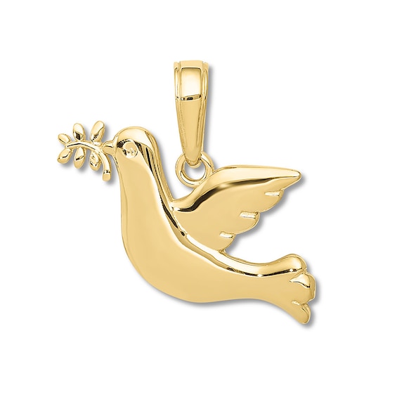 Dove Charm 14K Yellow Gold | Kay