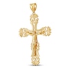 Thumbnail Image 2 of Men's Cross Pendant 10K Yellow Gold