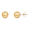 Thumbnail Image 1 of Ball Stud Earrings 14K Yellow Gold 8mm