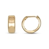 Thumbnail Image 1 of Tube Huggie Hoop Earrings 14K Yellow Gold 13mm