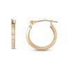 Thumbnail Image 0 of Square Tube Hoop Earrings 14K Yellow Gold 14mm