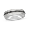 Thumbnail Image 1 of Neil Lane Men's Black Diamond Wedding Band 1/4 ct tw 14K White Gold