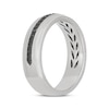 Thumbnail Image 2 of Neil Lane Men's Black Diamond Wedding Band 1/4 ct tw 14K White Gold