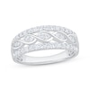 Thumbnail Image 1 of Diamond Twist Anniversary Ring 1/2 ct tw 10K White Gold