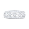 Thumbnail Image 3 of Diamond Twist Anniversary Ring 1/2 ct tw 10K White Gold