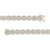 Thumbnail Image 3 of Multi-Diamond Cushion Link Bracelet 5 ct tw 10K Yellow Gold 7&quot;