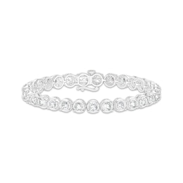 Lab-Created Diamonds by KAY Line Bracelet 10 ct tw 10K White Gold 7.25&quot;