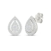 Thumbnail Image 1 of KAY Lab-Grown Diamonds Multi-Stone Pear-Shaped Stud Earrings 1/2 ct tw Sterling Silver