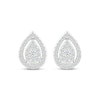 Thumbnail Image 2 of KAY Lab-Grown Diamonds Multi-Stone Pear-Shaped Stud Earrings 1/2 ct tw Sterling Silver