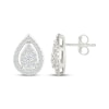 Thumbnail Image 3 of KAY Lab-Grown Diamonds Multi-Stone Pear-Shaped Stud Earrings 1/2 ct tw Sterling Silver