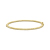 Thumbnail Image 1 of Hollow Bead Bangle Bracelet 3mm 10K Yellow Gold