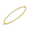 Thumbnail Image 2 of Hollow Bead Bangle Bracelet 3mm 10K Yellow Gold