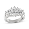 Thumbnail Image 1 of THE LEO Ideal Cut Diamond Anniversary Ring 1-3/4 ct tw 14K White Gold