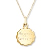 Children's Baptism Medal Necklace 14K Yellow Gold | Kay