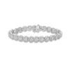 Thumbnail Image 1 of Diamond Overlapping Circle Link Bracelet 5 ct tw 10K White Gold 7&quot;