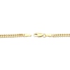 Thumbnail Image 2 of Solid Cuban Curb Chain Necklace 3.3mm 10K Yellow Gold 20”