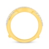 Thumbnail Image 3 of Vintage-Style Round-Cut Diamond Enhancer Ring 7/8 ct tw 14K Yellow Gold