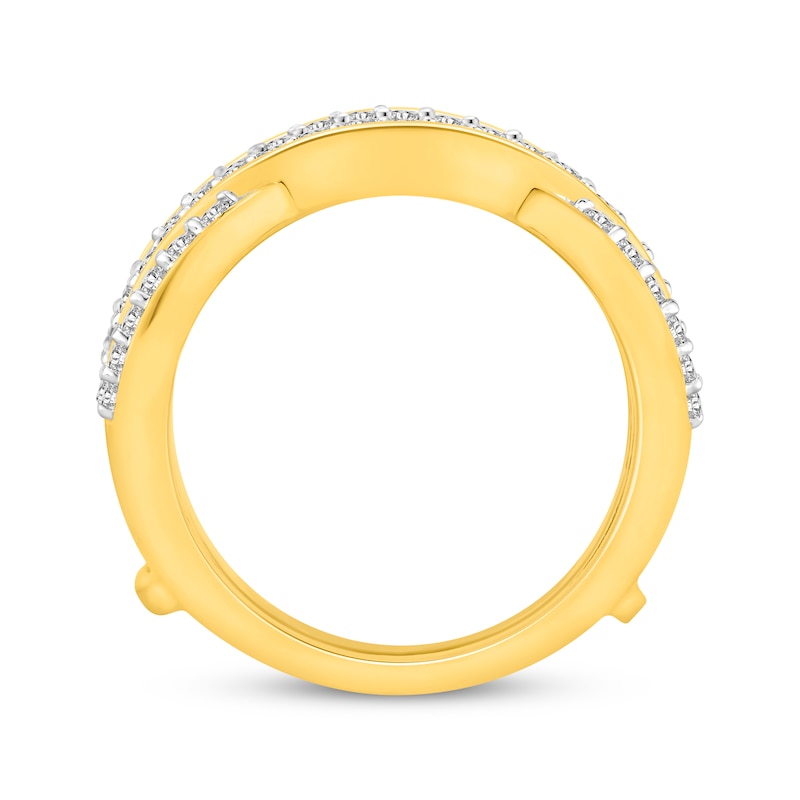 Main Image 3 of Vintage-Style Round-Cut Diamond Enhancer Ring 7/8 ct tw 14K Yellow Gold