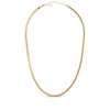 Thumbnail Image 1 of Diamond-Cut Solid Herringbone Chain Necklace 4mm 14K Yellow Gold 18&quot;