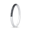 Thumbnail Image 1 of Black & White Diamond Anniversary Ring 1/6 ct tw 14K White Gold
