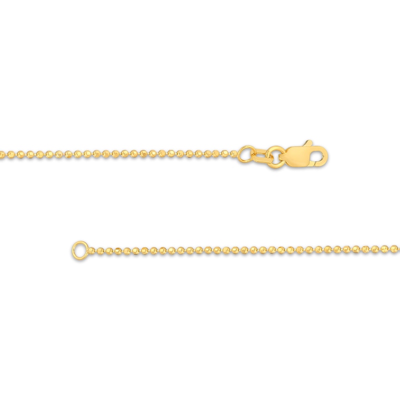 Main Image 3 of Curb Chain, Bead Chain & Paperclip Chain Necklace Set Solid 10K Yellow Gold 18&quot;