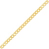 Thumbnail Image 6 of Solid Curb Chain, Bead Chain & Paperclip Chain Necklace Set 10K Yellow Gold 18&quot;