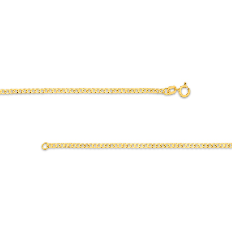 Main Image 7 of Curb Chain, Bead Chain & Paperclip Chain Necklace Set Solid 10K Yellow Gold 18&quot;