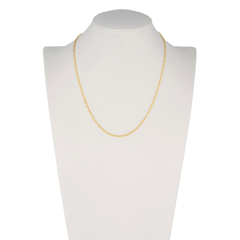 Main Image 9 of Solid Curb Chain, Bead Chain & Paperclip Chain Necklace Set 10K Yellow Gold 18&quot;