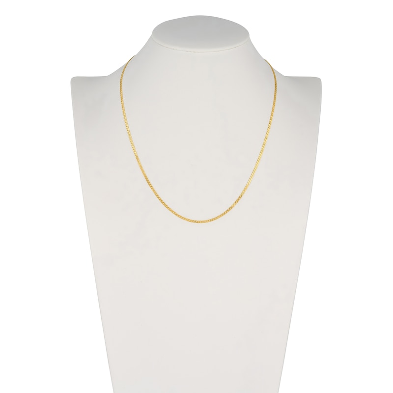 Main Image 10 of Curb Chain, Bead Chain & Paperclip Chain Necklace Set Solid 10K Yellow Gold 18&quot;