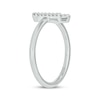 Thumbnail Image 1 of Diamond Vertical Bar Deconstructed Fashion Ring 1/10 ct tw Sterling Silver