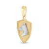 Thumbnail Image 2 of Horse Silhouette & Shield Charm 10K Two-Tone Gold