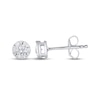 Thumbnail Image 1 of Round-Cut Diamond Solitaire Stud Earrings 1/4 ct tw Sterling Silver (J/I3)