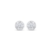 Thumbnail Image 2 of Round-Cut Diamond Solitaire Stud Earrings 1/4 ct tw Sterling Silver (J/I3)