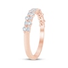 Thumbnail Image 2 of Baguette & Round-Cut Diamond Two-Row Anniversary Ring 1/3 ct tw 14K Rose Gold