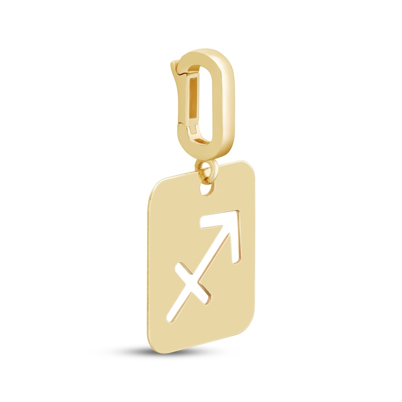 Main Image 2 of Charmed Memories Zodiac Sagittarius Cutout Charm 10K Yellow Gold