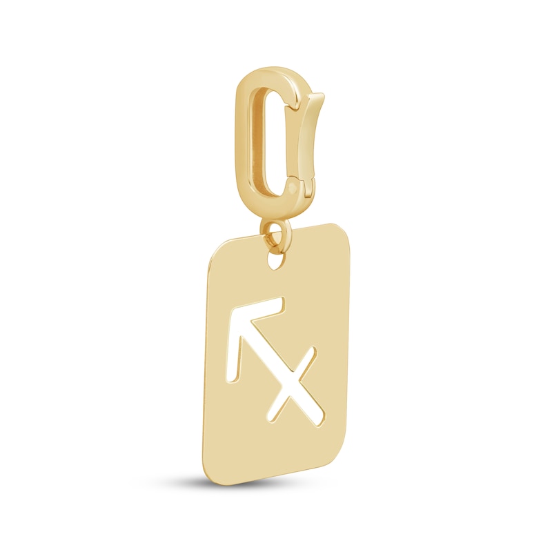 Main Image 3 of Charmed Memories Zodiac Sagittarius Cutout Charm 10K Yellow Gold