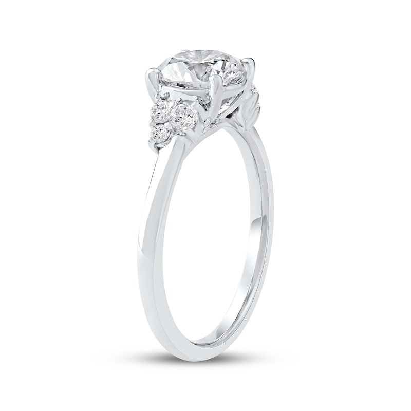 Main Image 2 of Lab-Grown Diamonds by KAY Round-Cut Engagement Ring 1-3/4 ct tw 14K White Gold