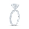 Thumbnail Image 2 of Monique Lhuillier Bliss Oval-Cut Lab-Grown Diamond Engagement Ring 3-5/8 ct tw 18K White Gold