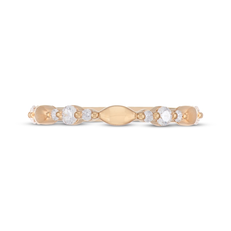 Main Image 3 of Neil Lane Round-Cut Diamond Anniversary Band 1/3 ct tw 14K Yellow Gold