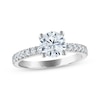 Thumbnail Image 1 of Certified Round-Cut Diamond Engagement Ring 1-3/4 ct tw 14K White Gold