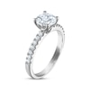 Thumbnail Image 2 of Certified Round-Cut Diamond Engagement Ring 1-3/4 ct tw 14K White Gold